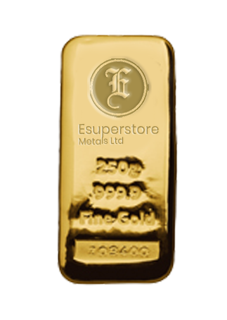 250g Gold Cast Bar